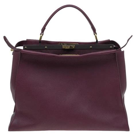 fendi peekaboo burgundy|fendi peekaboo snakeskin.